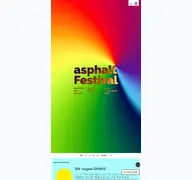 Kleine Seitenvorschau von asphalt-festival.de