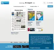 Kleine Seitenvorschau von ep.az-online.de
