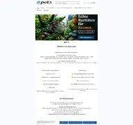Kleine Seitenvorschau von e-pets.de
