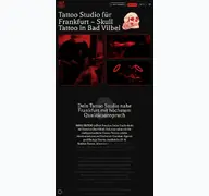 Kleine Seitenvorschau von skulltattoo.de