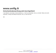 Kleine Seitenvorschau von unifg.it