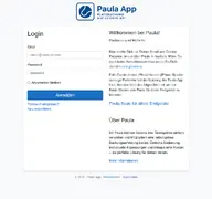Kleine Seitenvorschau von paula-tennis.de