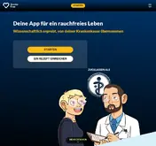 Kleine Seitenvorschau von smokefree.de