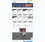 Kleine Seitenvorschau von trapezblech-onlineshop.de