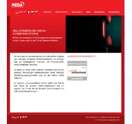 Kleine Seitenvorschau von mega-online.com