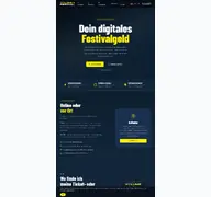 Kleine Seitenvorschau von cashless.volume-x-event.de