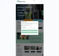 Kleine Seitenvorschau von equans.at
