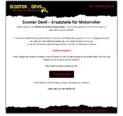 Kleine Seitenvorschau von scooter-devil.de