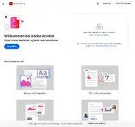 Kleine Seitenvorschau von acrobat.com