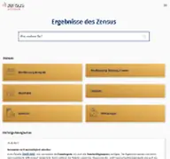 Kleine Seitenvorschau von ergebnisse.zensus2011.de