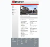 Kleine Seitenvorschau von lustadt.de