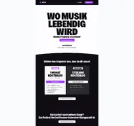 Kleine Seitenvorschau von deezer.com