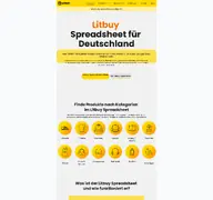 Kleine Seitenvorschau von litbuyspreadsheets.de