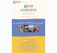 Kleine Seitenvorschau von coloresfestival.de