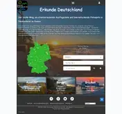 Kleine Seitenvorschau von erkunde-deutschland.de