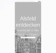 Kleine Seitenvorschau von erlebnis.alsfeld.de