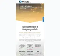 Kleine Seitenvorschau von cordes-beregnung.de