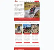 Kleine Seitenvorschau von erlebnishof.de