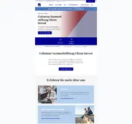 Kleine Seitenvorschau von columna-sammelstiftung-client-invest.ch