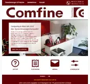 Kleine Seitenvorschau von comfine.de