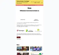 Kleine Seitenvorschau von kulturwerkstatt.de