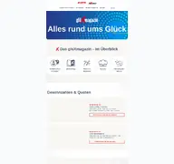 Kleine Seitenvorschau von gluexmagazin-lotto-sh.de