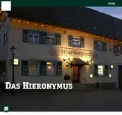 Kleine Seitenvorschau von hieronymusausschank.de