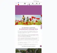 Kleine Seitenvorschau von erlebniswelt-lueneburger-heide.de