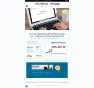 Kleine Seitenvorschau von html-edit.de