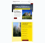 Kleine Seitenvorschau von stiftung-strahlenburg.de