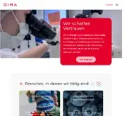 Kleine Seitenvorschau von qima.com.de
