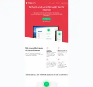 Kleine Seitenvorschau von totalvpn.com