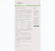 Kleine Seitenvorschau von vitamin-d3-rechner.de
