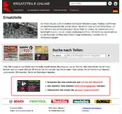 Kleine Seitenvorschau von ersatzteileonline.de