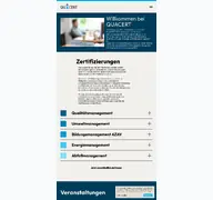 Kleine Seitenvorschau von quacert.de