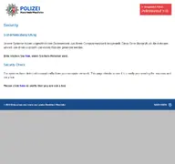 Kleine Seitenvorschau von polizei.nrw