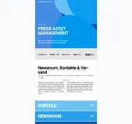 Kleine Seitenvorschau von presstige.at