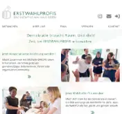 Kleine Seitenvorschau von erstwahlprofis.de