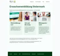 Kleine Seitenvorschau von erwachsenenbildung-steiermark.at