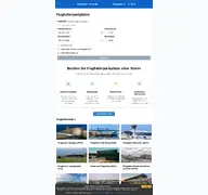 Kleine Seitenvorschau von parkflughafen.de