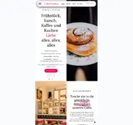 Kleine Seitenvorschau von cafe-fraeulein.de