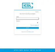 Kleine Seitenvorschau von login.icdl.de