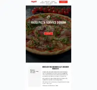 Kleine Seitenvorschau von maxx-pizza-service.de