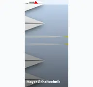 Kleine Seitenvorschau von mayerschaltechnik.de