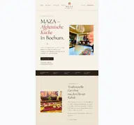 Kleine Seitenvorschau von maza-restaurant.de
