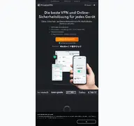 Kleine Seitenvorschau von privadovpn.com