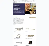 Kleine Seitenvorschau von thein-brass.de