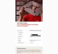 Kleine Seitenvorschau von bystronic.com