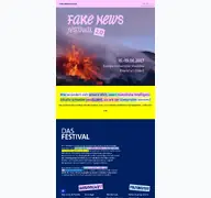 Kleine Seitenvorschau von fakenewsfestival.de