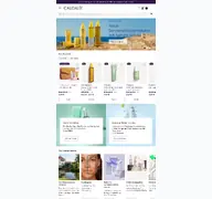 Kleine Seitenvorschau von caudalie.com
